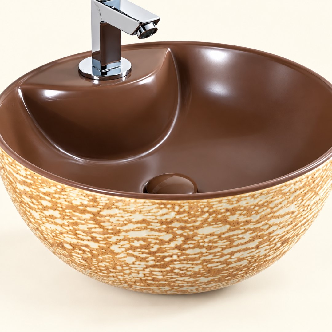 Sonet MAC ROUND 001, table top basin (view 4)
